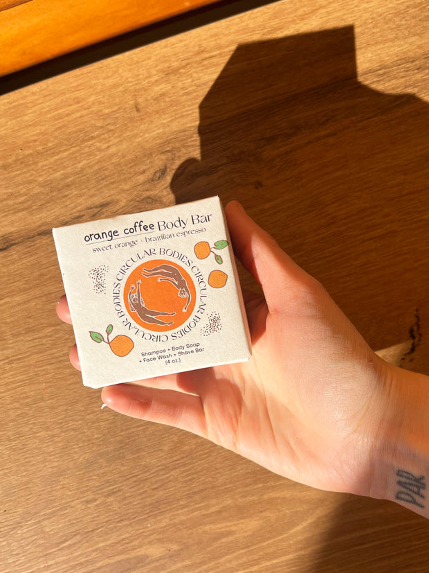 Orange Coffee Body Bar