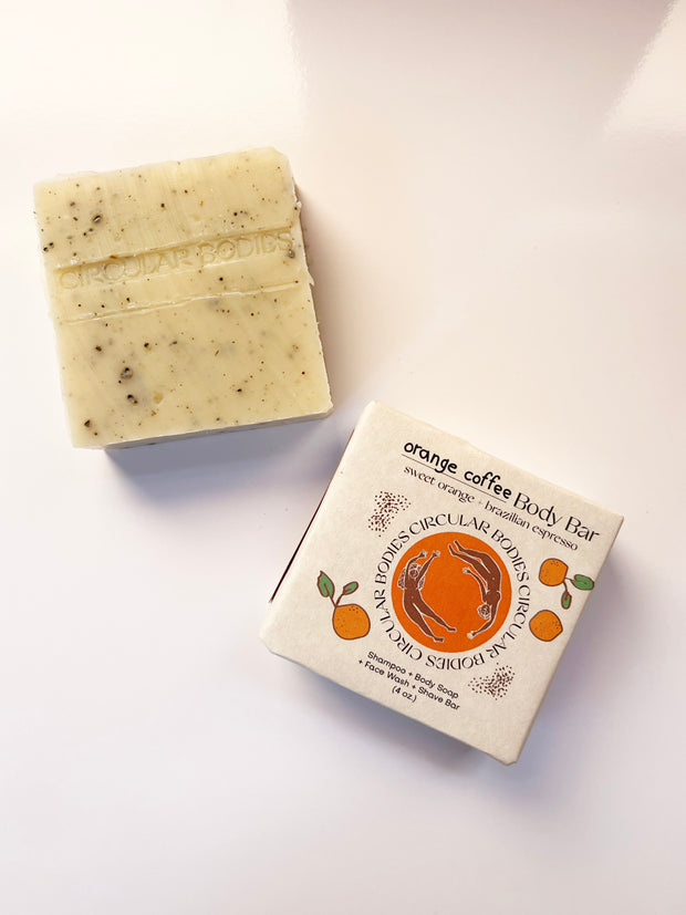 Orange Coffee Body Bar